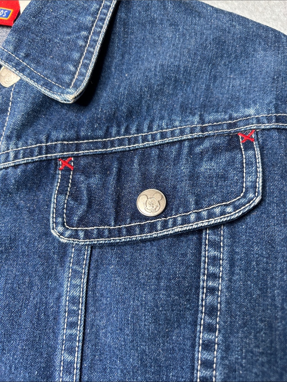 Disney Blue Denim Mickey Jean Jacket - Picture 4 of 11